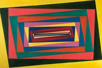 Painting маслом Optical illusion