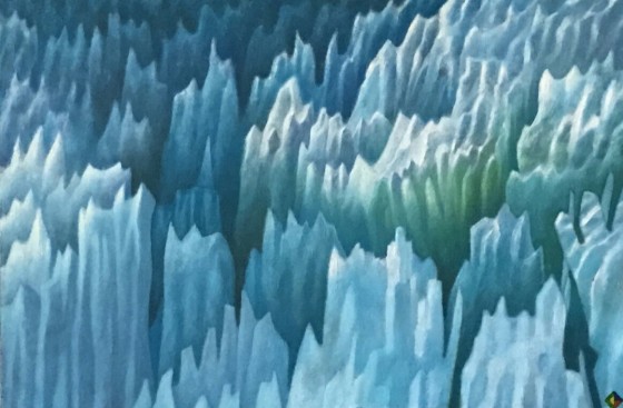 Painting маслом Холодное эхо