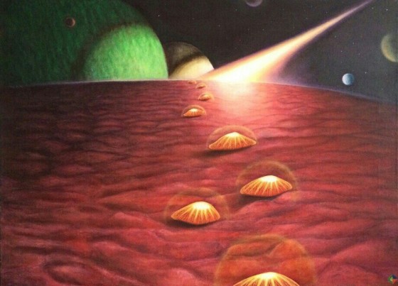 Painting маслом Последний рубеж