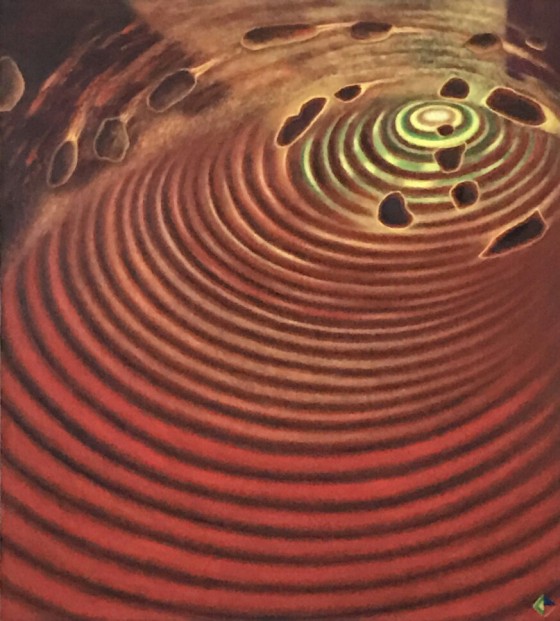 Painting маслом  Магнитное поле