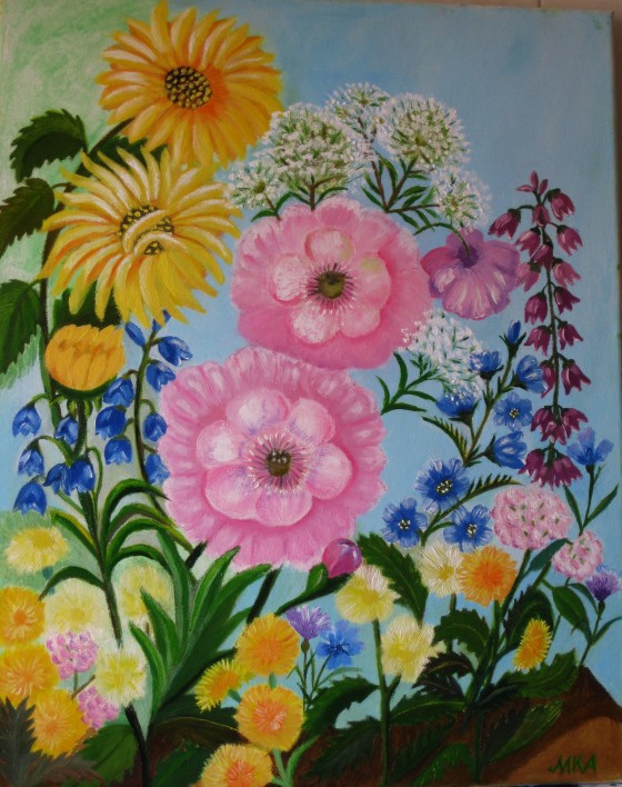 Painting маслом "Карантинное фэнтези"