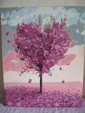 Painting акрилом "Багряный листопад"