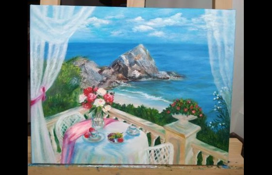 Painting маслом Relax