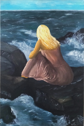 Painting в смешанной технике без названия