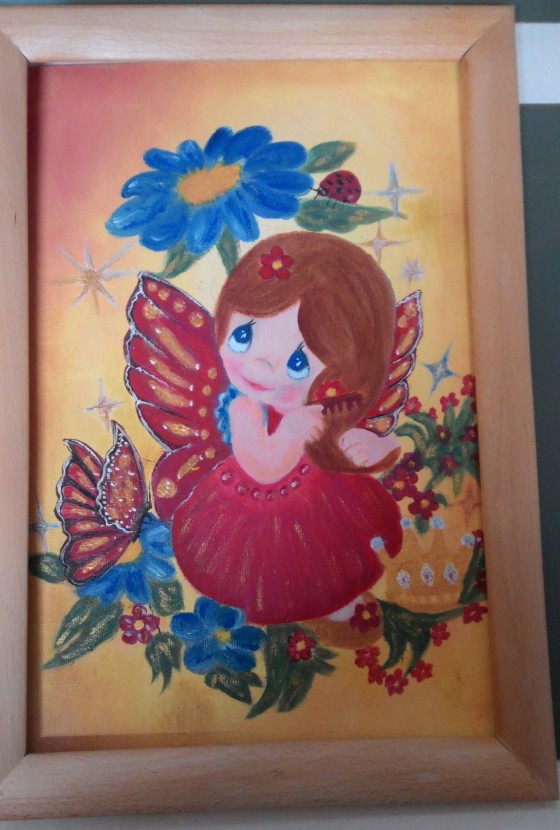 Painting маслом "Маленькая ФЕЯ"