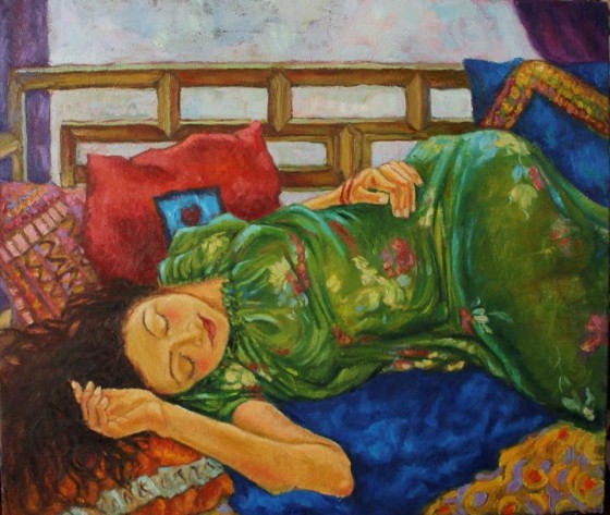 Painting маслом Обеденный сон