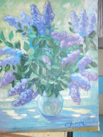 Painting маслом Бузок