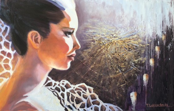 Painting в смешанной технике Луноликая