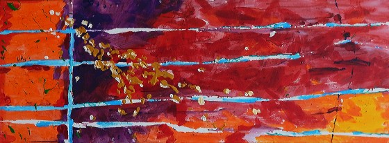 Painting акрилом Нотный стан