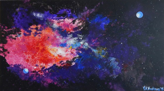 Painting акрилом Иное пространство