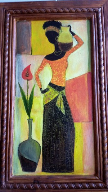 Painting маслом Девушка с кувшинами