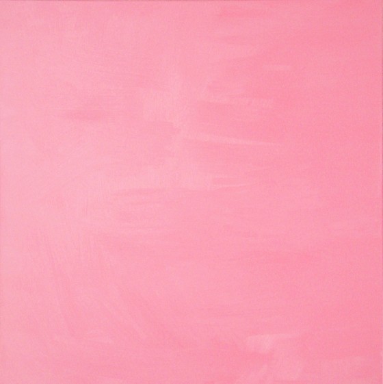 Painting маслом Розовый квадрат