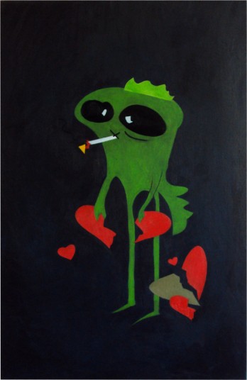 Painting маслом Разбитое сердце
