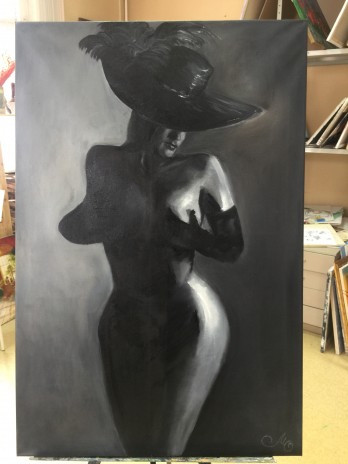 Painting маслом Ню