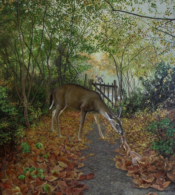 Painting маслом Встреча старых друзей