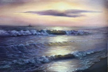 Painting маслом Море