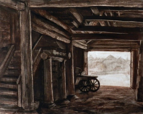 Painting  Скотный двор в Бугрово