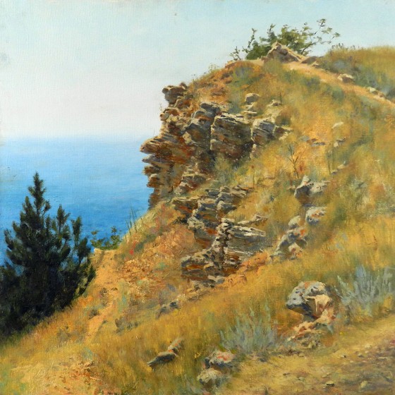 Painting маслом Горные тропы