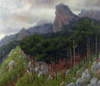 Painting маслом Медвежья гора
