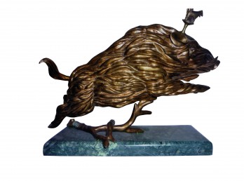 Painting  Охота на кабана