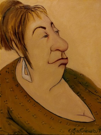 Painting маслом Главарь банды