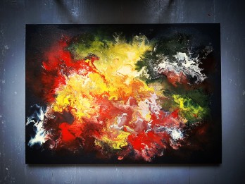 Painting акрилом Соединения