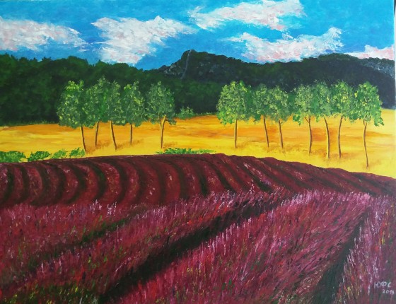 Painting маслом Лирика Прованса
