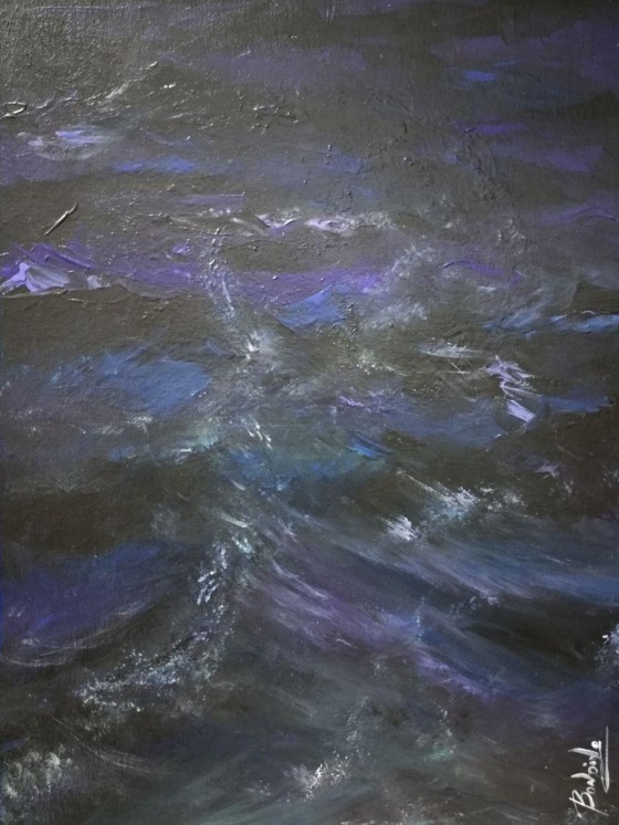 Painting акрилом Стихия