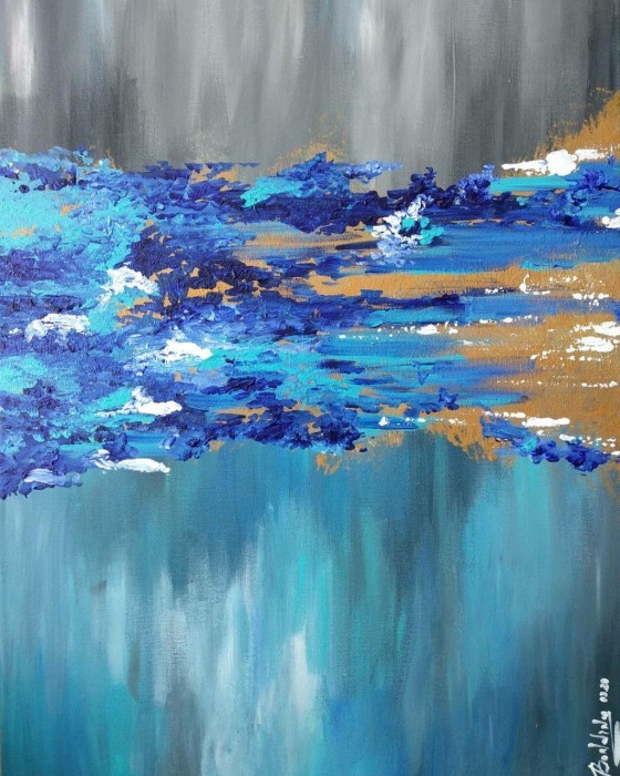 Painting акрилом Течение