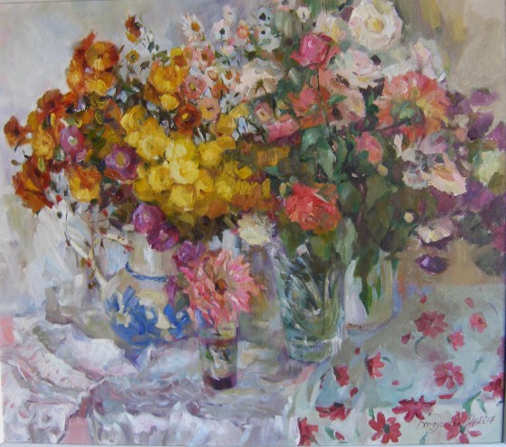 Painting маслом Осінній спалах