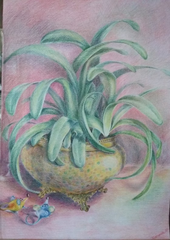 Painting карандашом "Я ль на свете всех милее..."