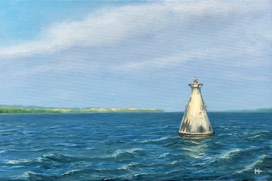 Painting маслом Буй на Волге