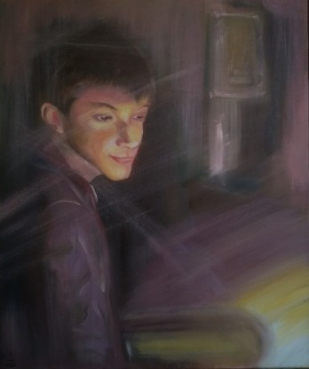 Painting маслом Минута для себя