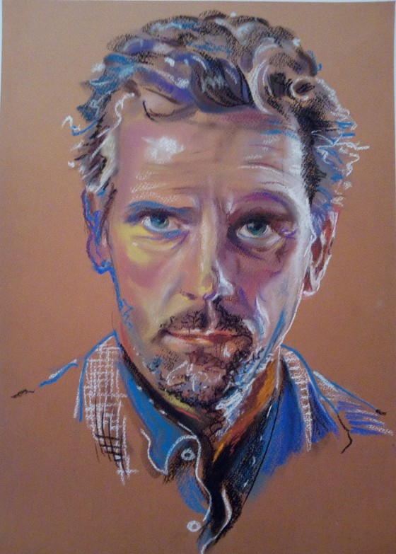 Painting пастелью Хью