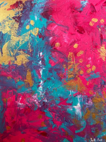 Painting акрилом Azure love