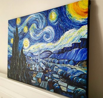 Painting акрилом "Звёздная ночь"