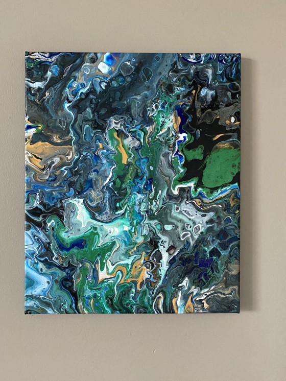 Painting акрилом Galaxy