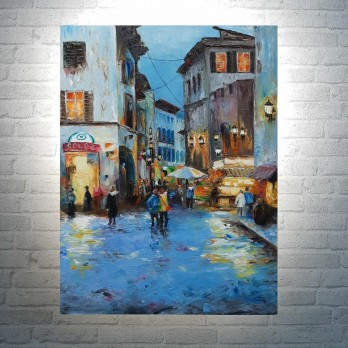 Painting маслом "Вечерняя прогулка"