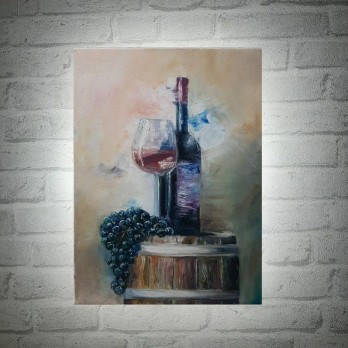 Painting маслом "Ценитель вина"