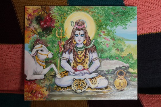 Painting маслом Шива