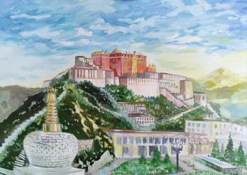 Painting маслом Тибет