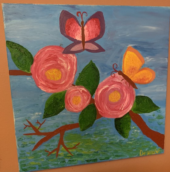 Painting маслом Чарівні піони