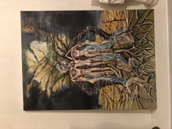 Painting гуашью Матриархат 