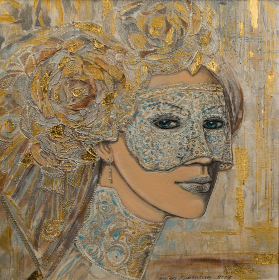 Painting в смешанной технике Беатрис