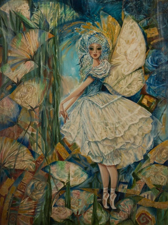 Painting маслом Маленькая Фея