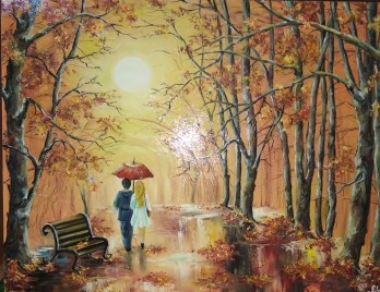 Painting маслом Осень