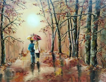Painting маслом Осень