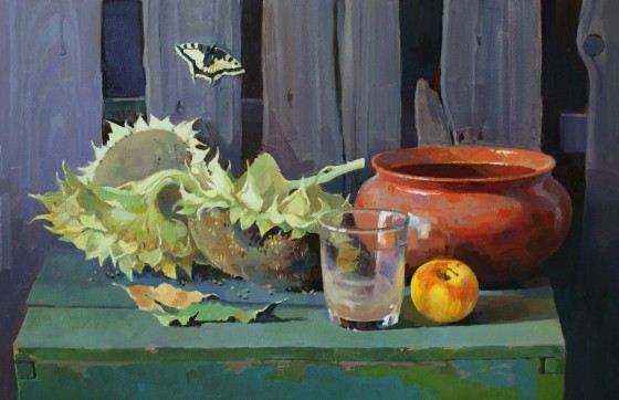 Painting маслом Август