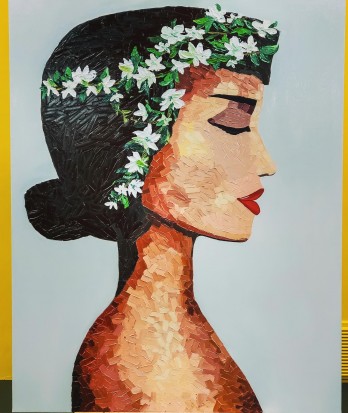 Painting маслом Women's power