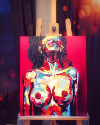 Painting маслом Женщина